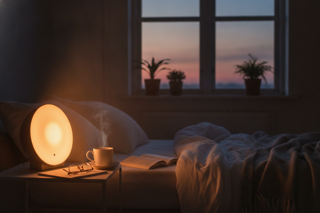 Vakna piggare med en wake up light: Din guide till bättre morgnar